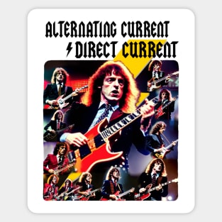 Cursed Classic Rock Band PARODY Funny Guitar Music Knock Off Poser Alternate Universe Sticker